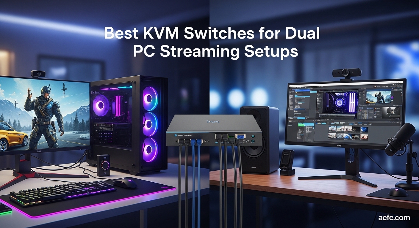 Best KVM Switches for Dual PC Streaming Setups