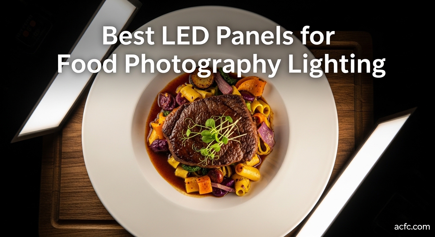 Best LED Panels for Food Photography Lighting