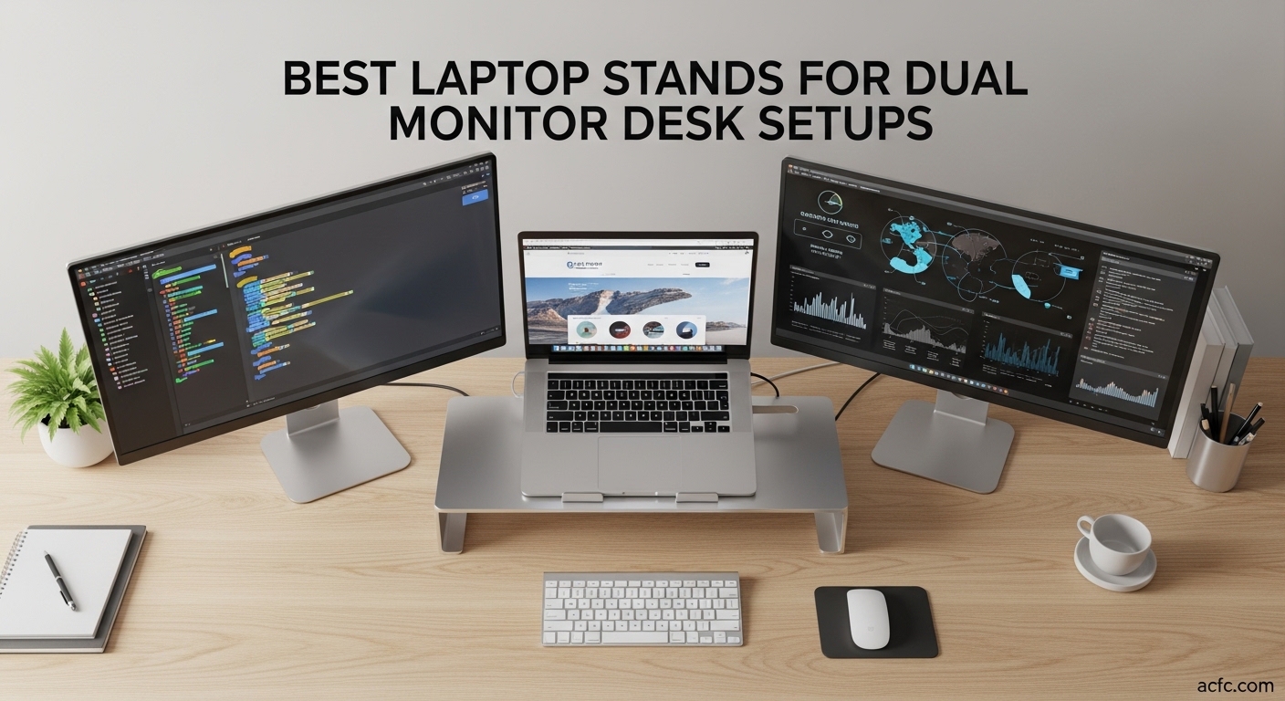 Best Laptop Stands for Dual Monitor Desk Setups