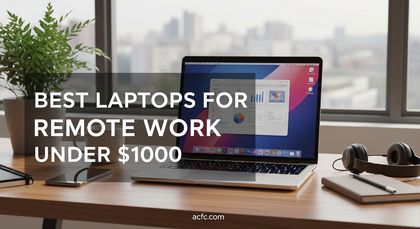 Best Laptops for Remote Work Under $1000