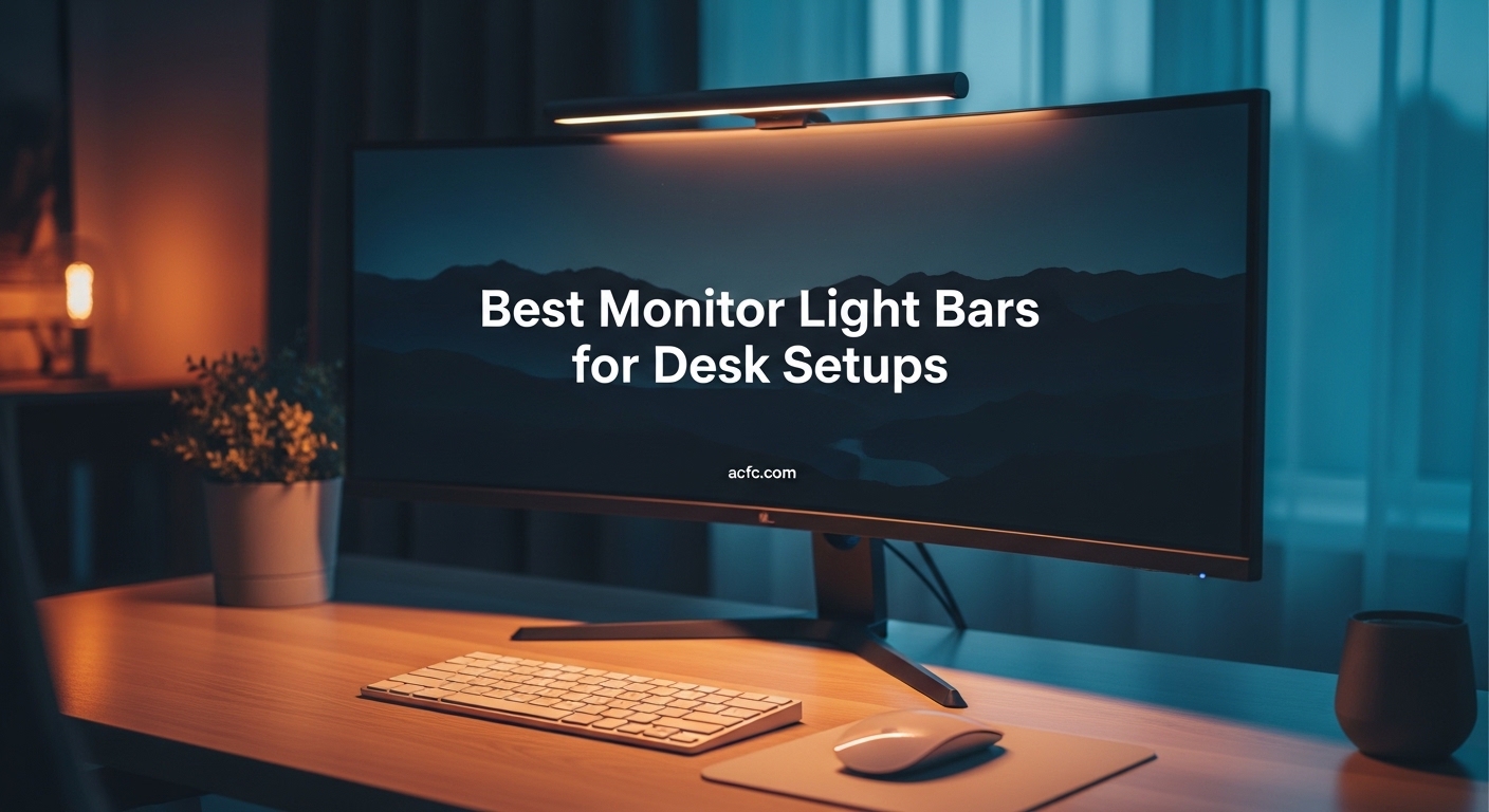 Best Monitor Light Bars for Desk Setups