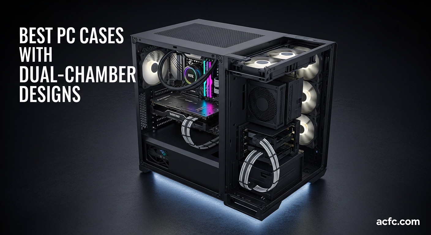Best PC Cases with Dual-Chamber Designs