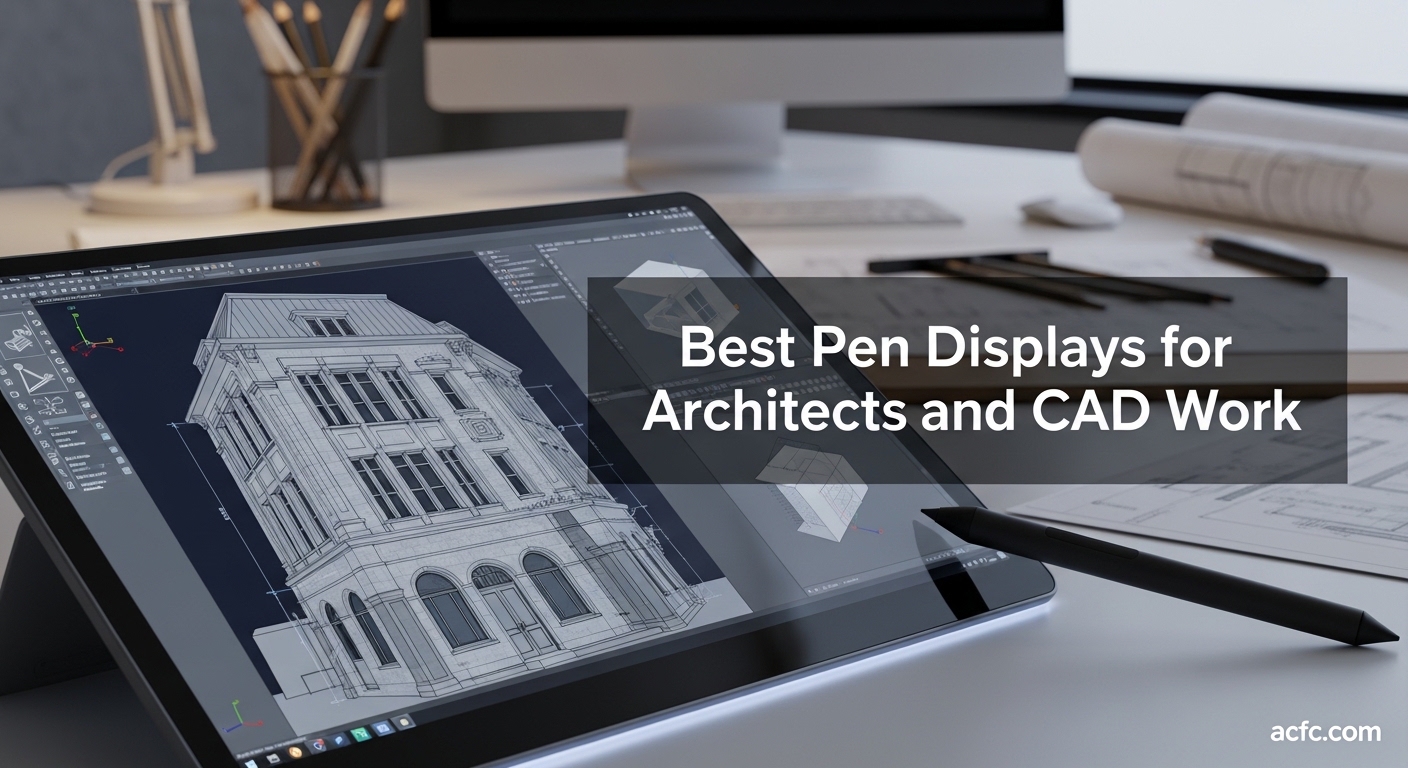 Best Pen Displays for Architects and CAD Work