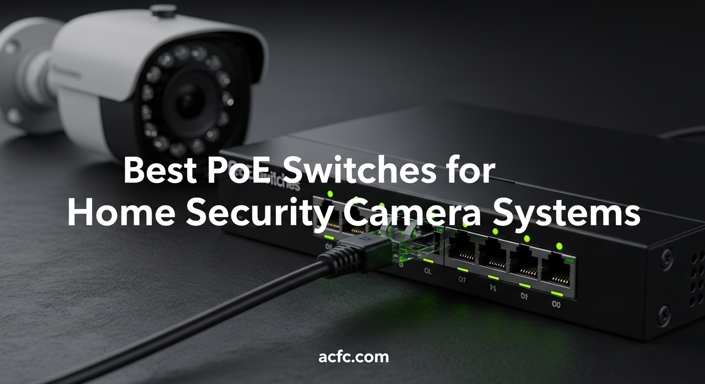 Best PoE Switches for Home Security Camera Systems
