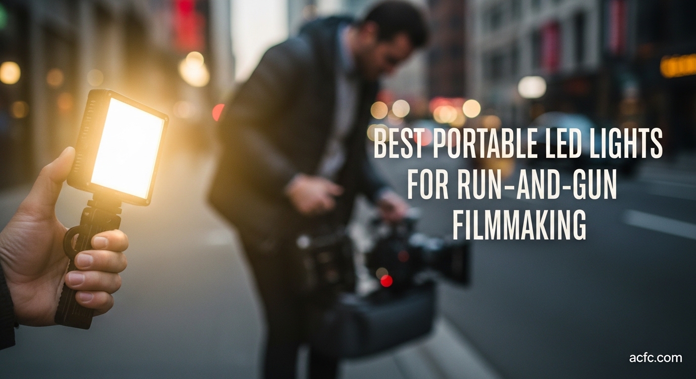Best Portable LED Lights for Run-and-Gun Filmmaking
