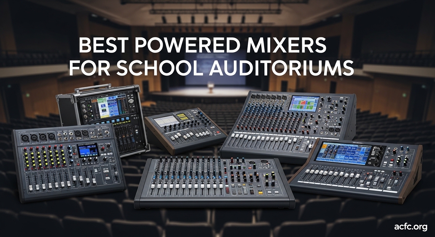 Best Powered Mixers for School Auditoriums