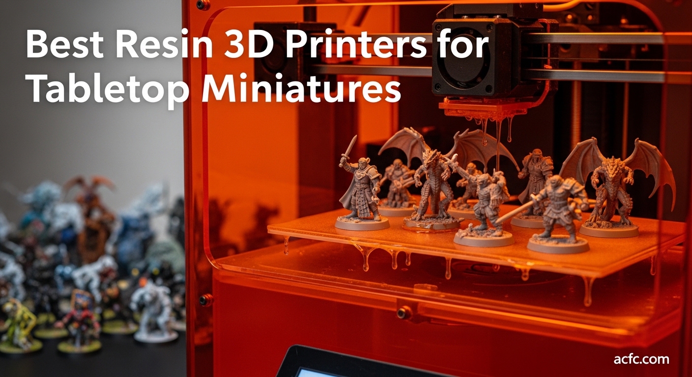 Best Resin 3D Printers for Tabletop Miniatures