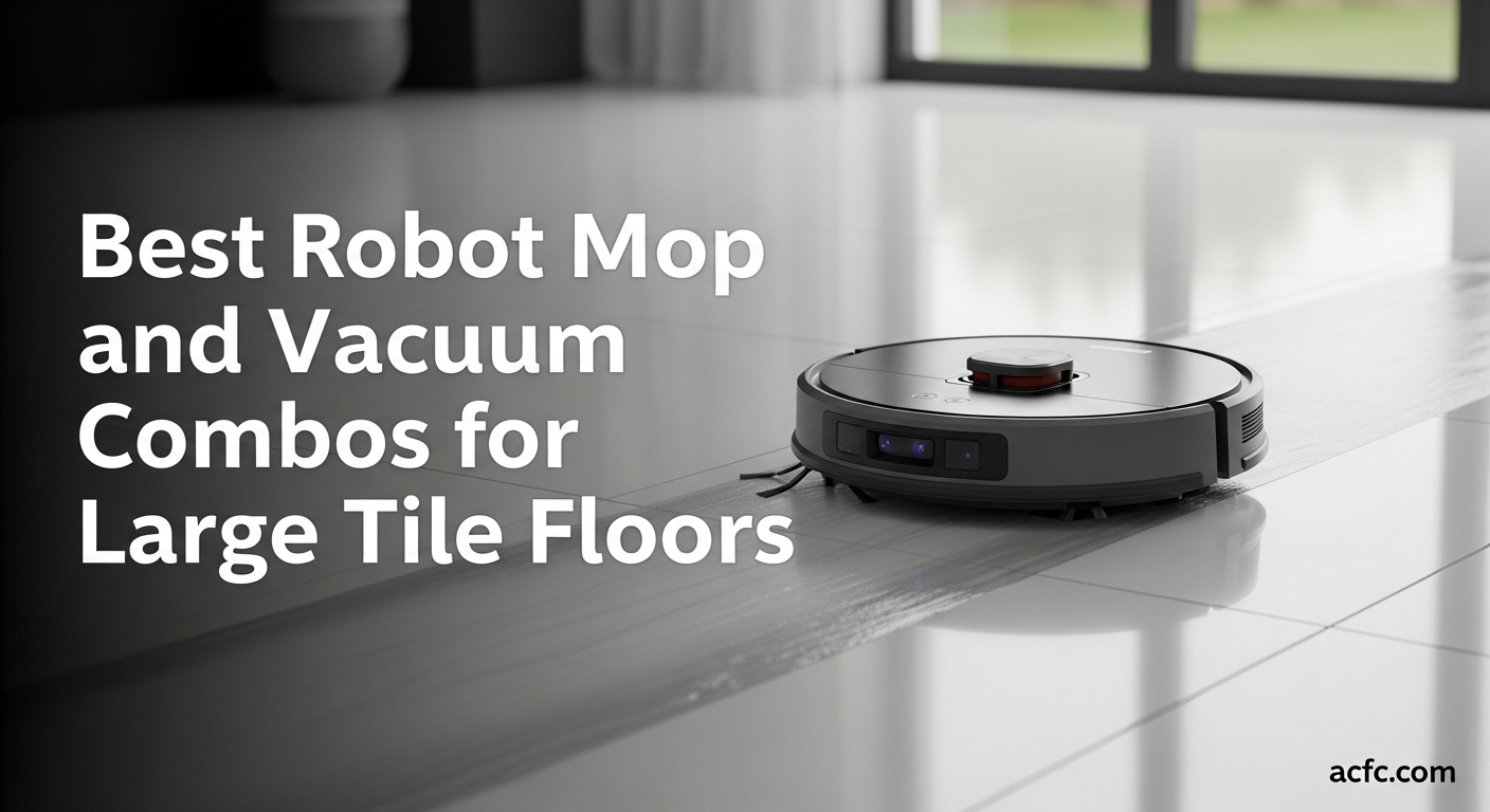 Best Robot Mop and Vacuum Combos for Large Tile Floors