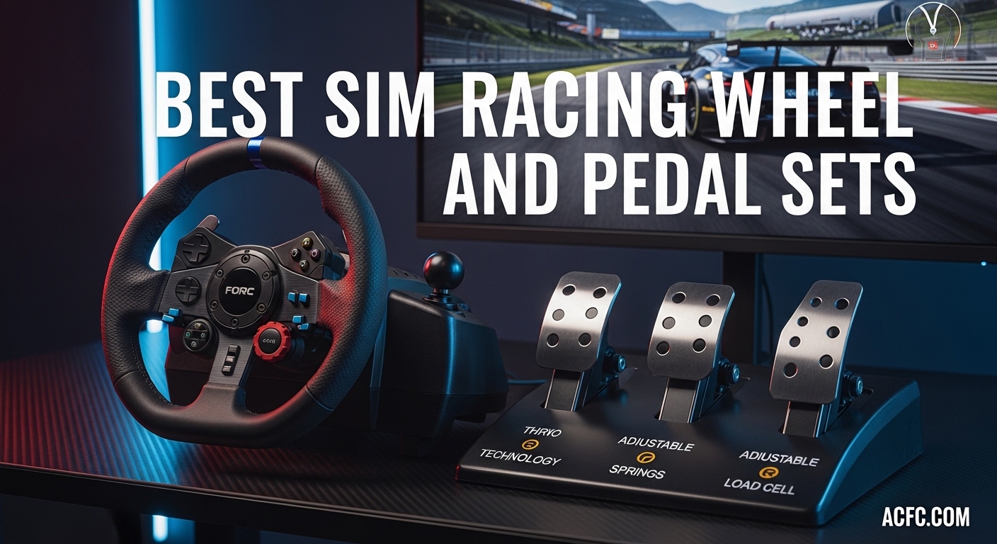 Best Sim Racing Wheel and Pedal Sets