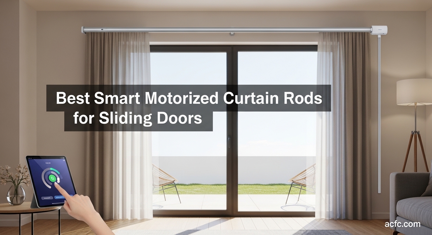 Best Smart Motorized Curtain Rods for Sliding Doors