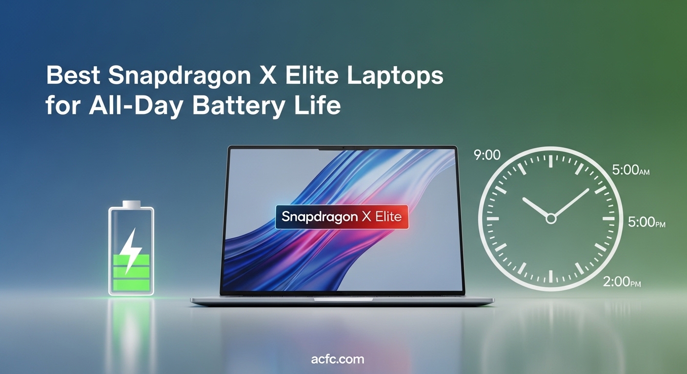 Best Snapdragon X Elite Laptops for All-Day Battery Life