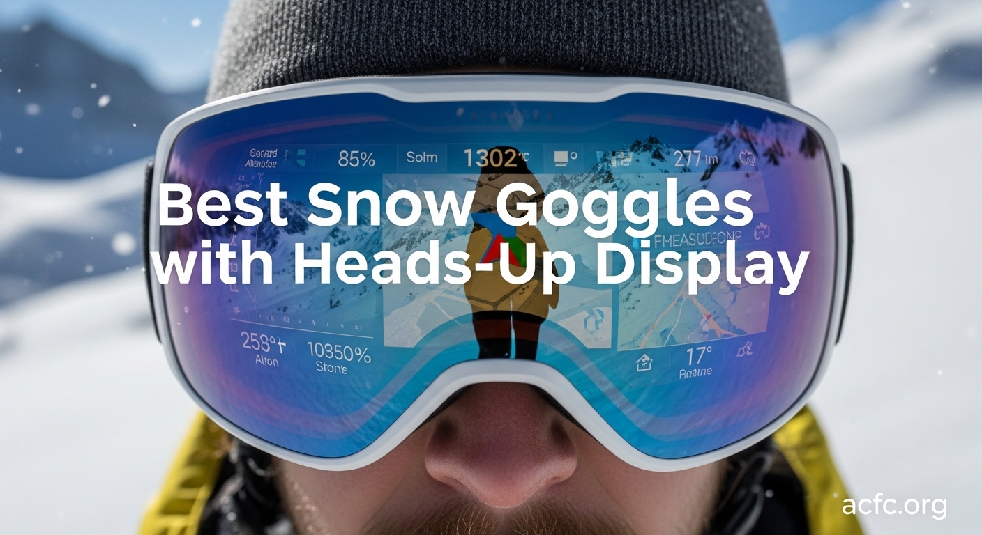 Best Snow Goggles with Heads-Up Display