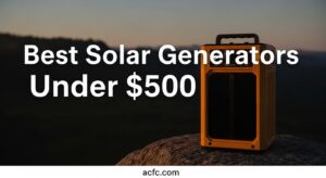 Best Solar Generators Under $500