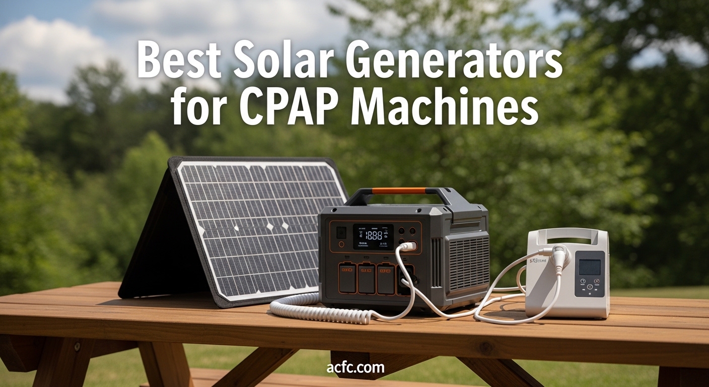 Best Solar Generators for CPAP Machines