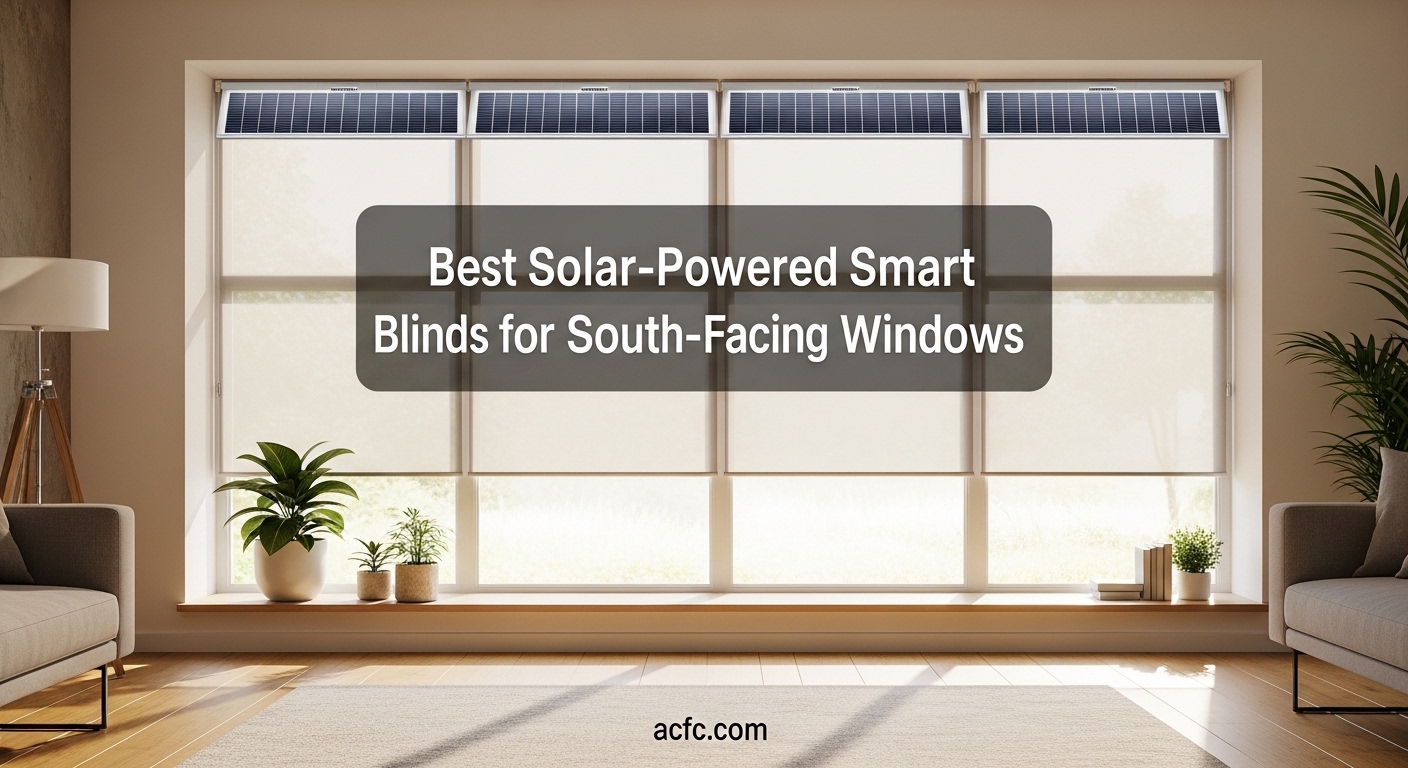 Best Solar-Powered Smart Blinds for South-Facing Windows