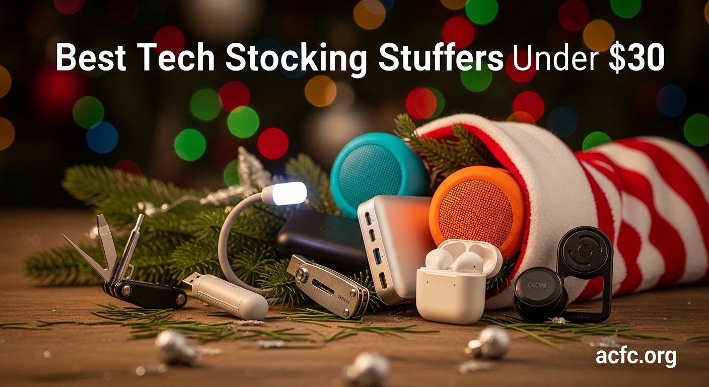 Best Tech Stocking Stuffers Under $30