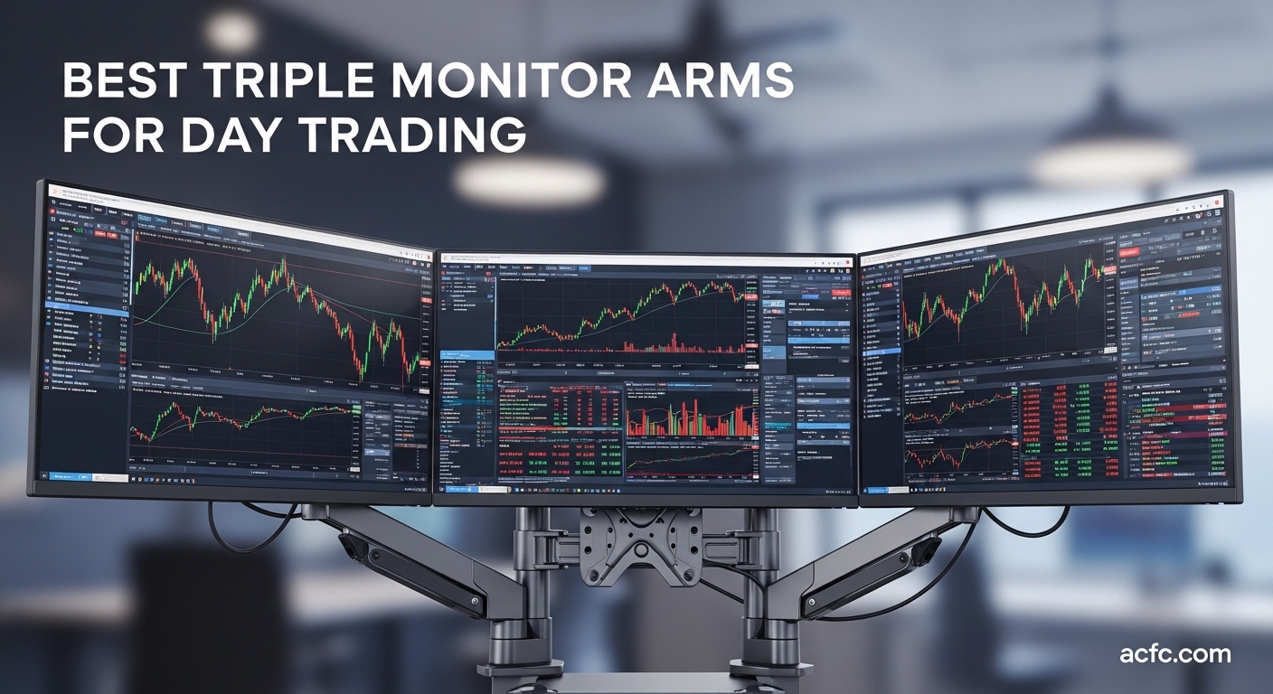 Best Triple Monitor Arms for Day Trading