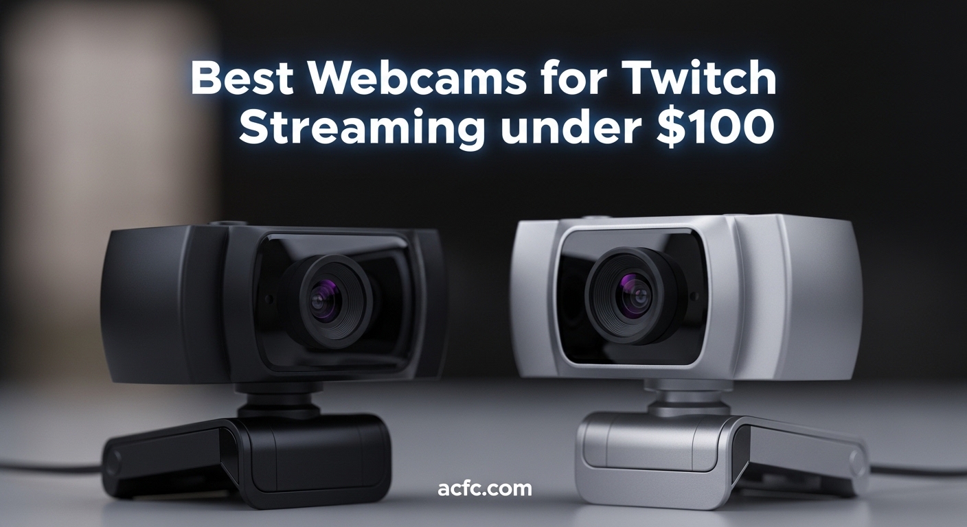 Best Webcams for Twitch Streaming under $100