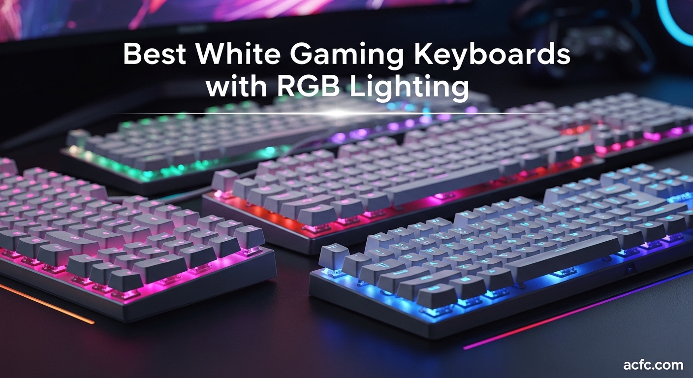 Best White Gaming Keyboards with RGB Lighting