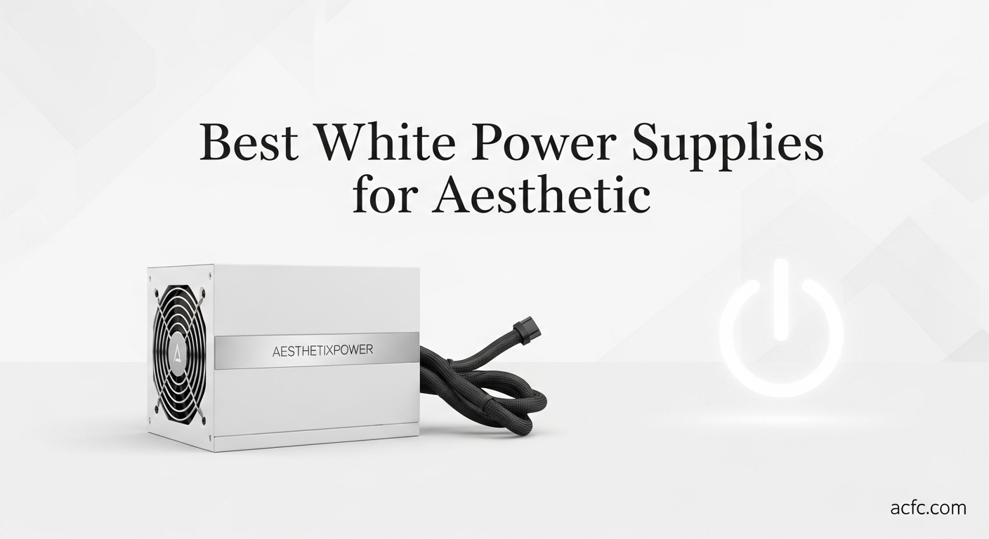 Best White Power Supplies for Aesthetic