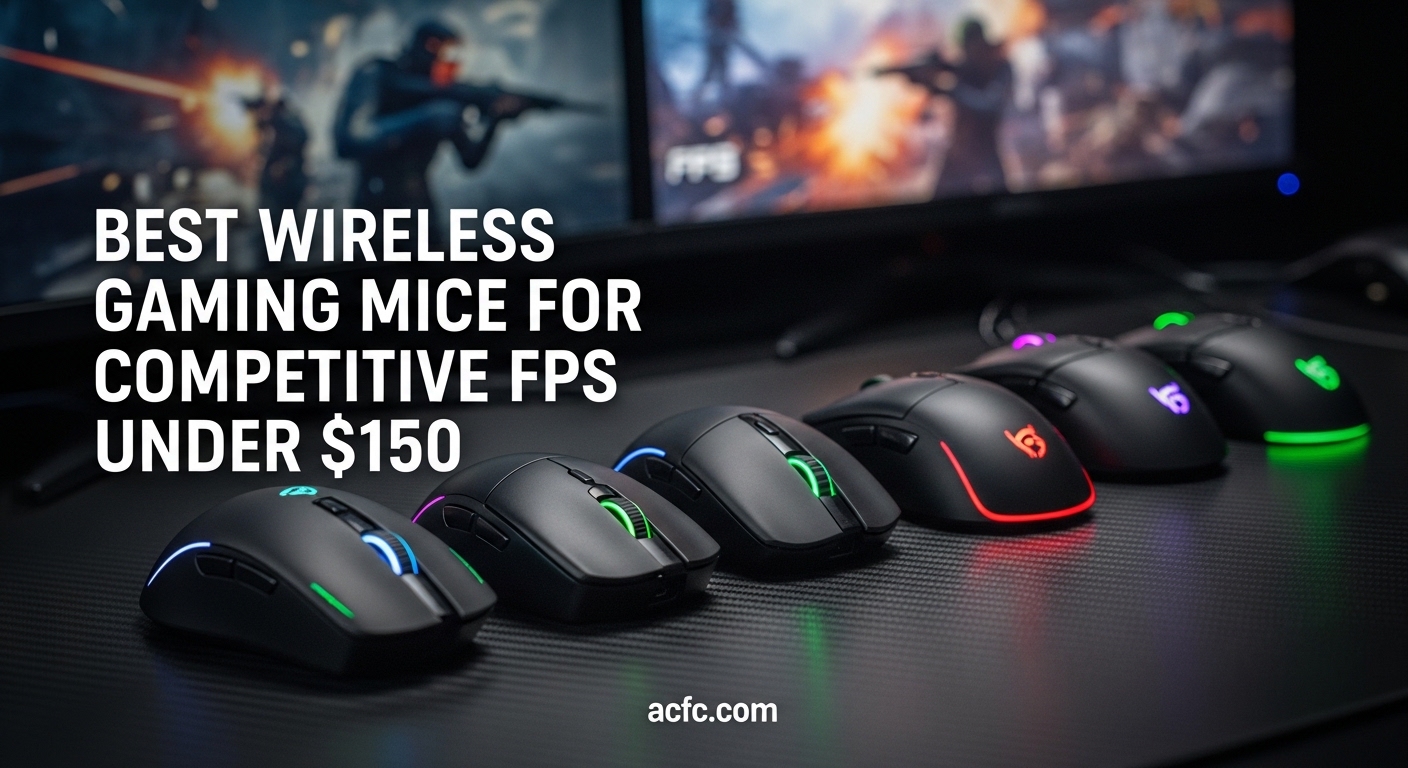 Best Wireless Gaming Mice for Competitive FPS under $150