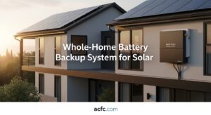 Whole-Home Battery Backup Systems for Solar