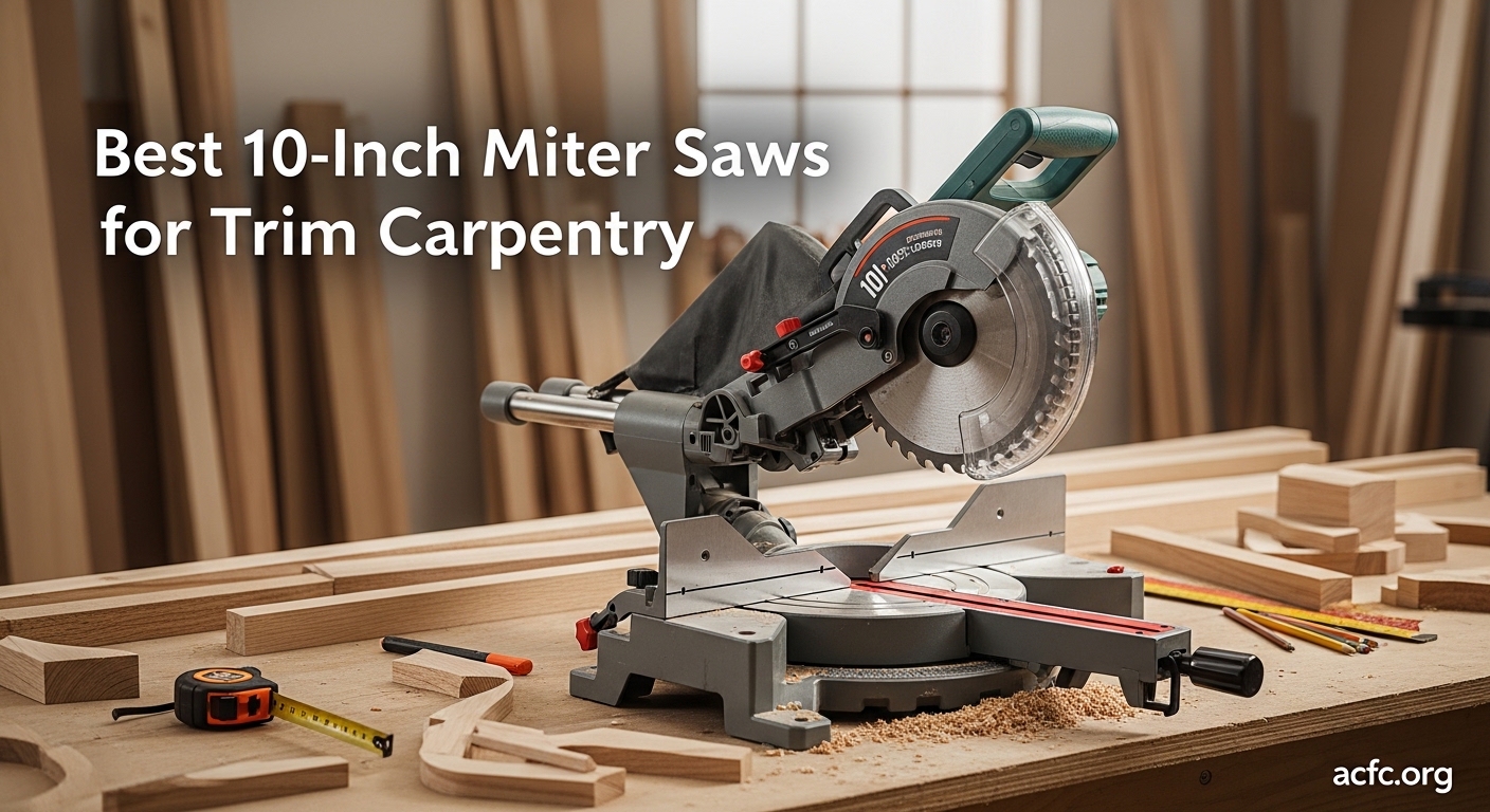 Best 10-Inch Miter Saws for Trim Carpentry