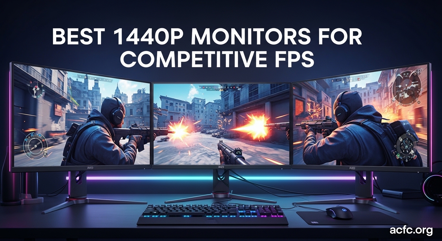 Best 1440p Monitors for Competitive FPS