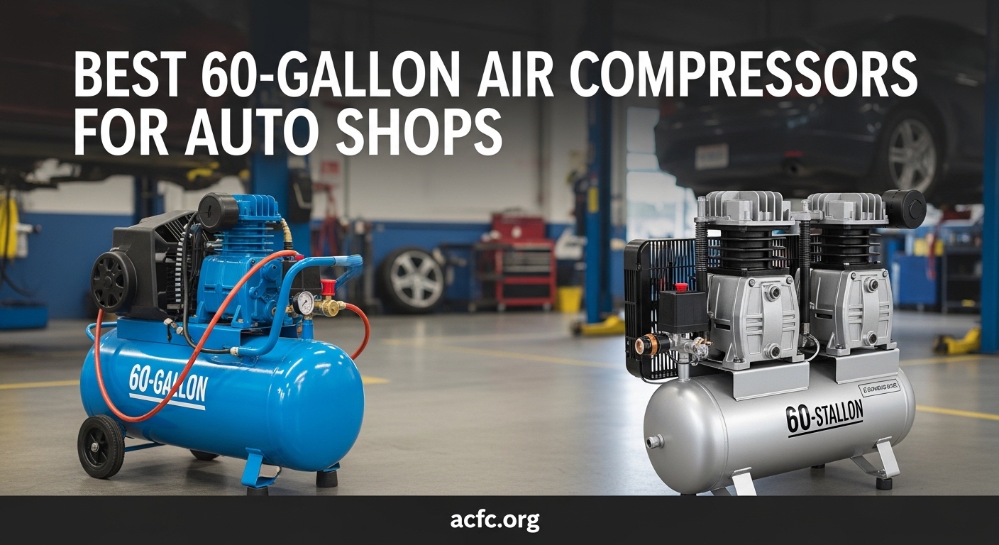 Best 60-Gallon Air Compressors for Auto Shops