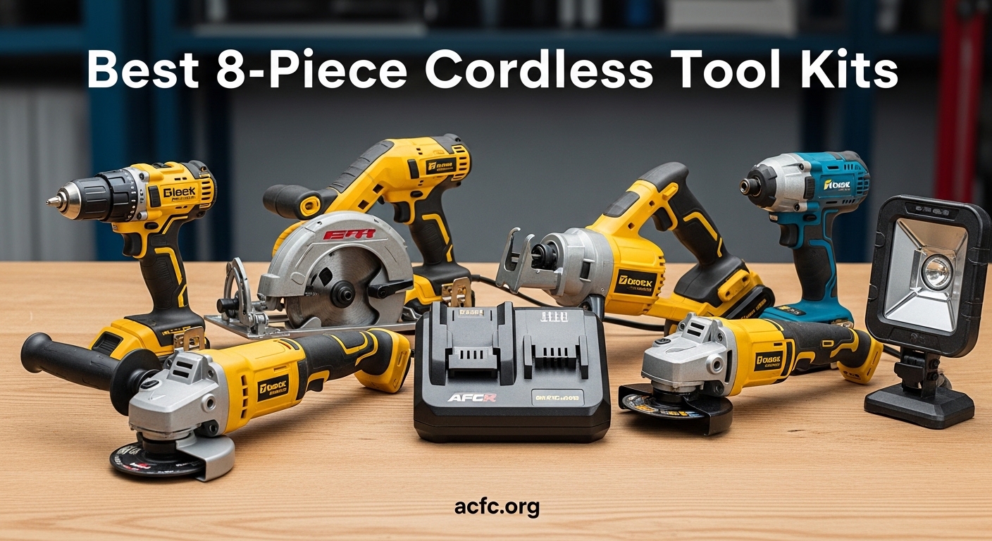 Best 8-Piece Cordless Tool Kits