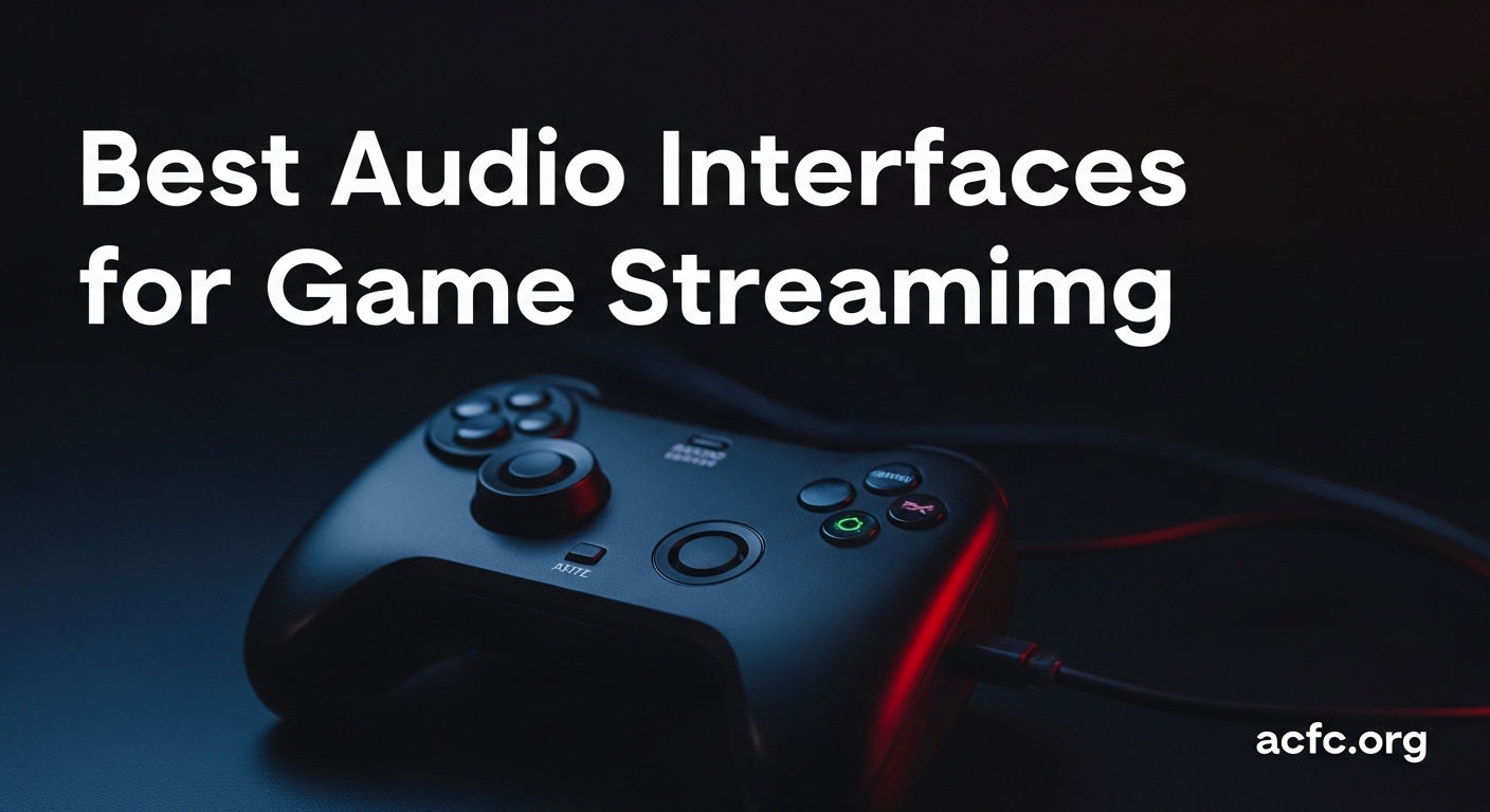 Best Audio Interfaces for Game Streaming