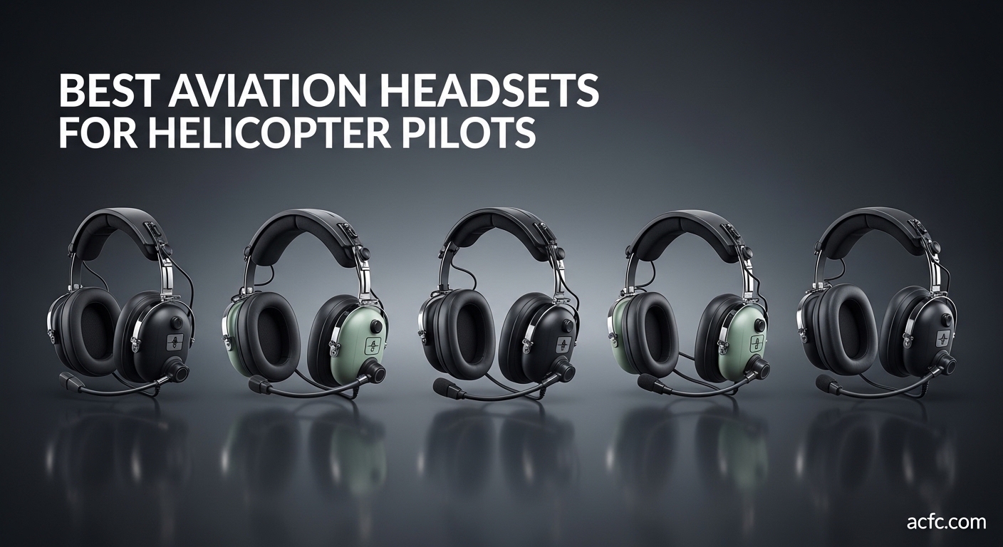 Best Aviation Headsets for Helicopter Pilots