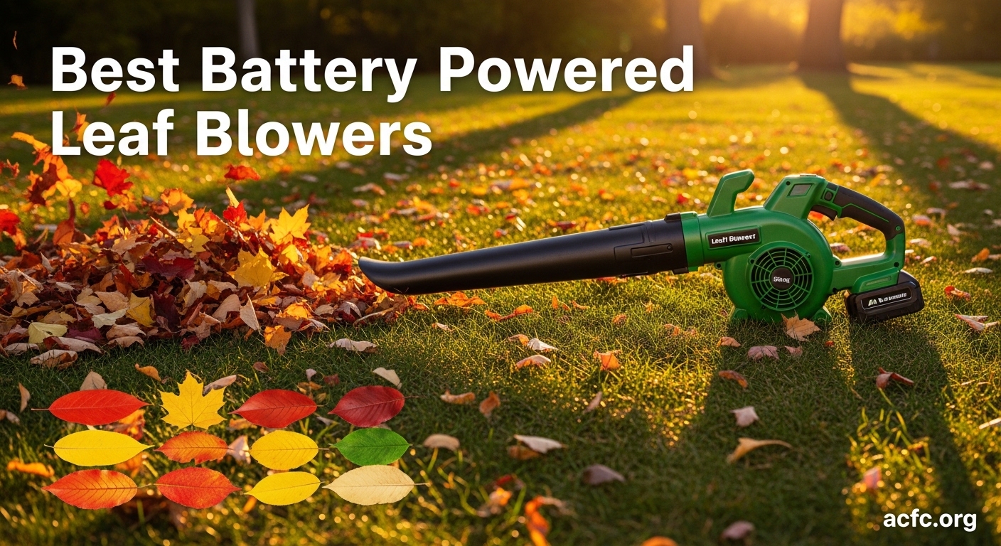 Best Battery Powered Leaf Blowers