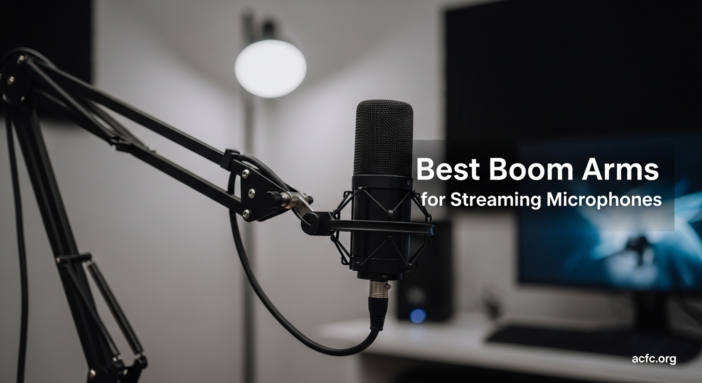 Best Boom Arms for Streaming Microphones