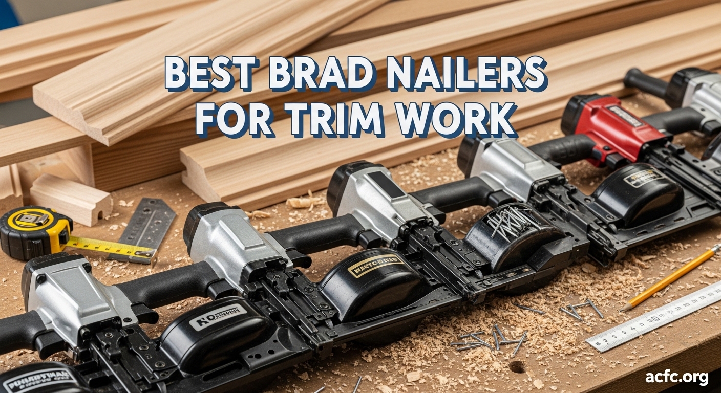 Best Brad Nailers for Trim Work
