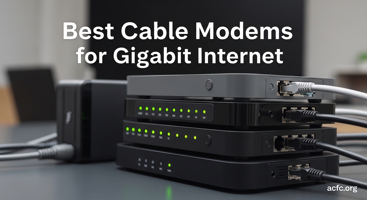 Best Cable Modems for Gigabit Internet
