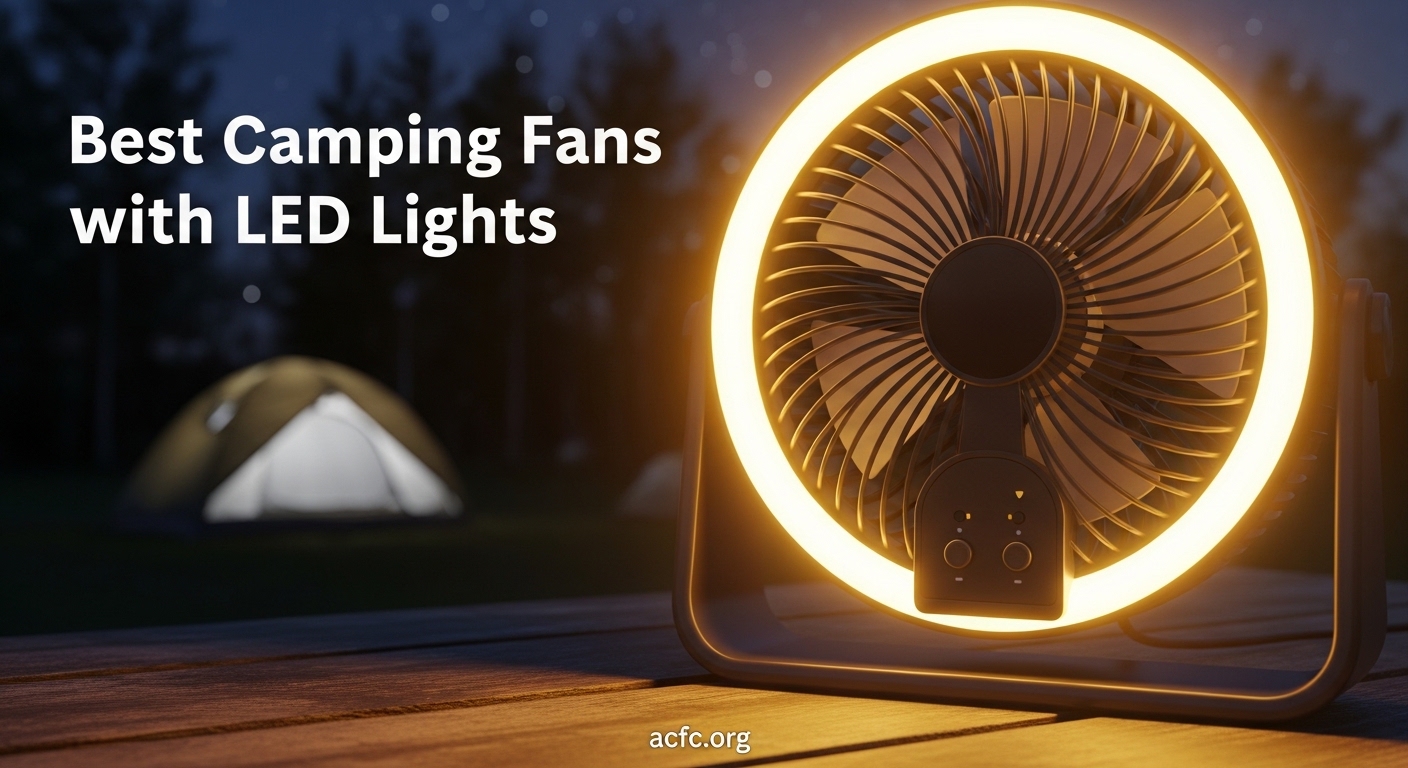 Best Camping Fans with LED Lights
