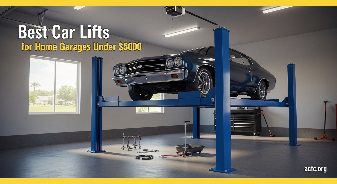 Best Car Lifts for Home Garages Under $5000