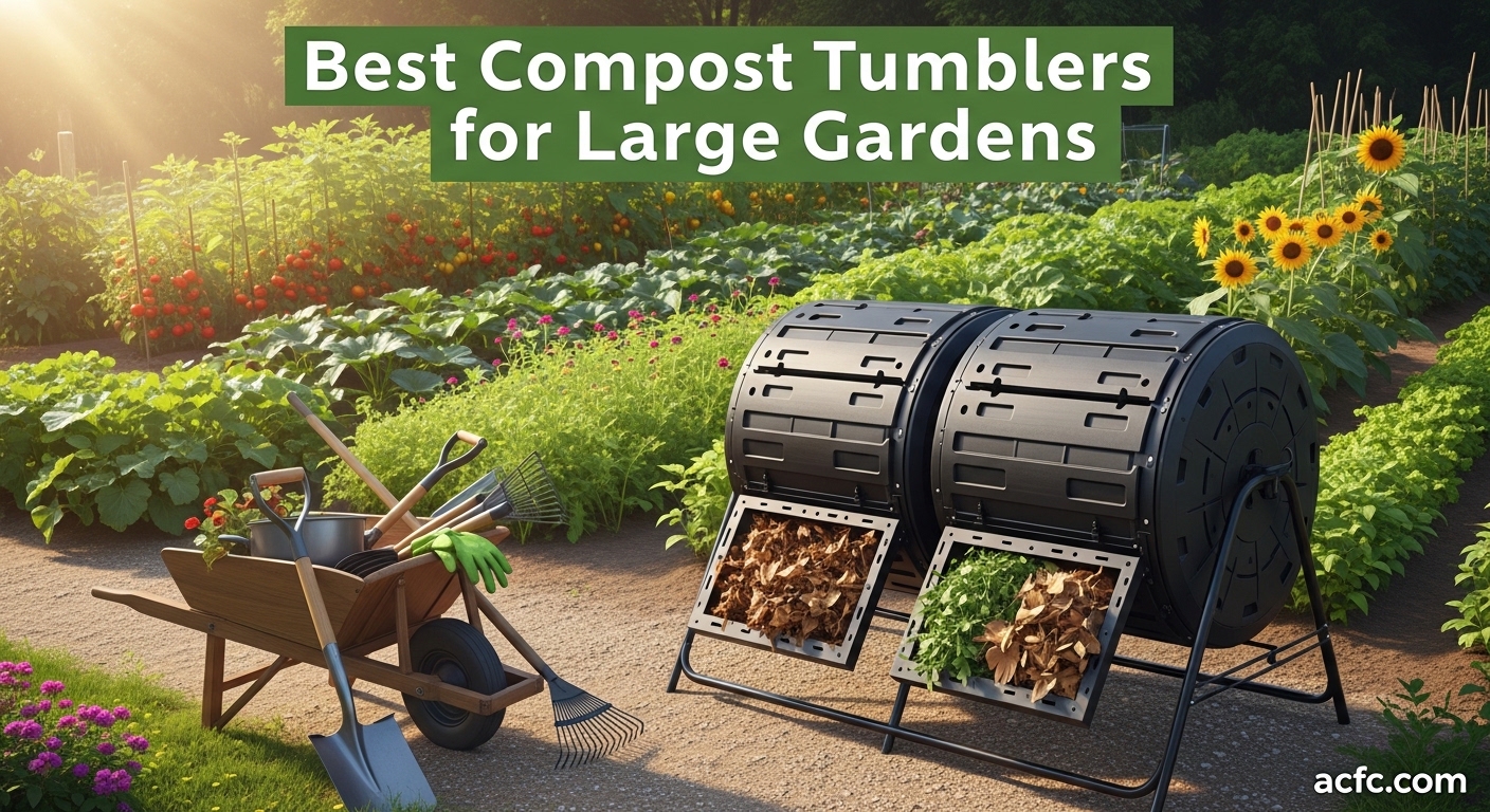 Best Compost Tumblers for Large Gardens