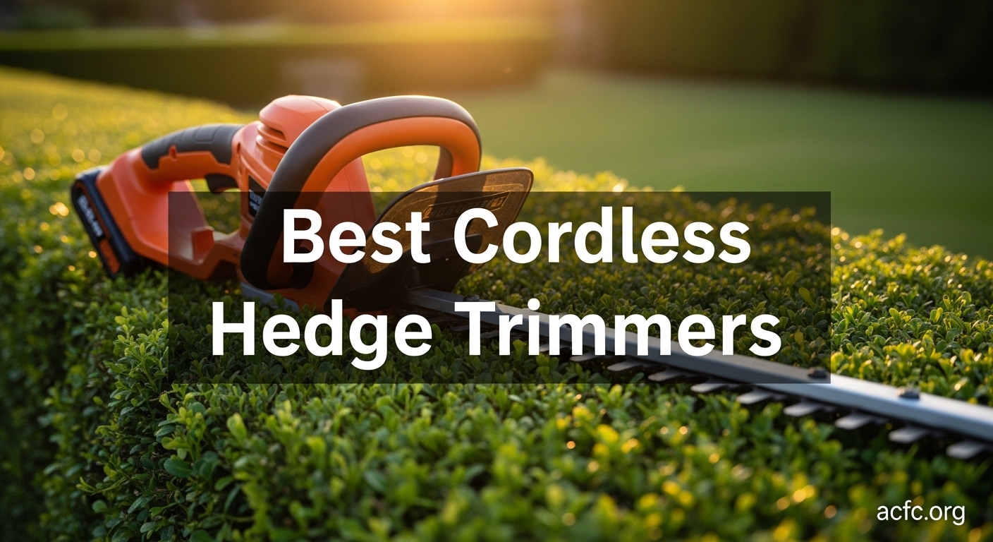 Best Cordless Hedge Trimmers