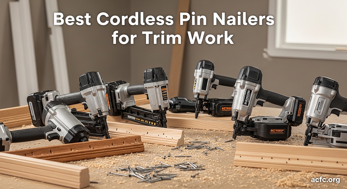 Best Cordless Pin Nailers for Trim Work