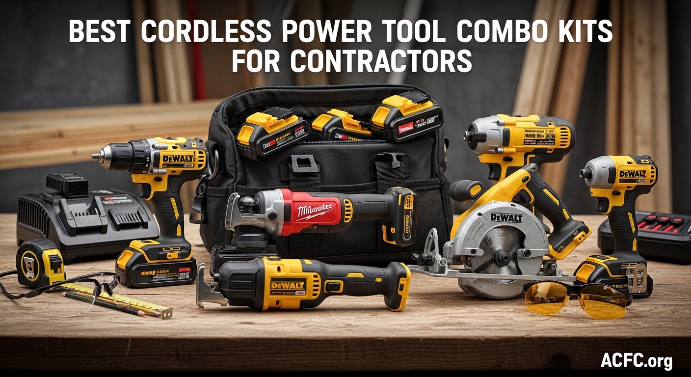 Best Cordless Power Tool Combo Kits for Contractors