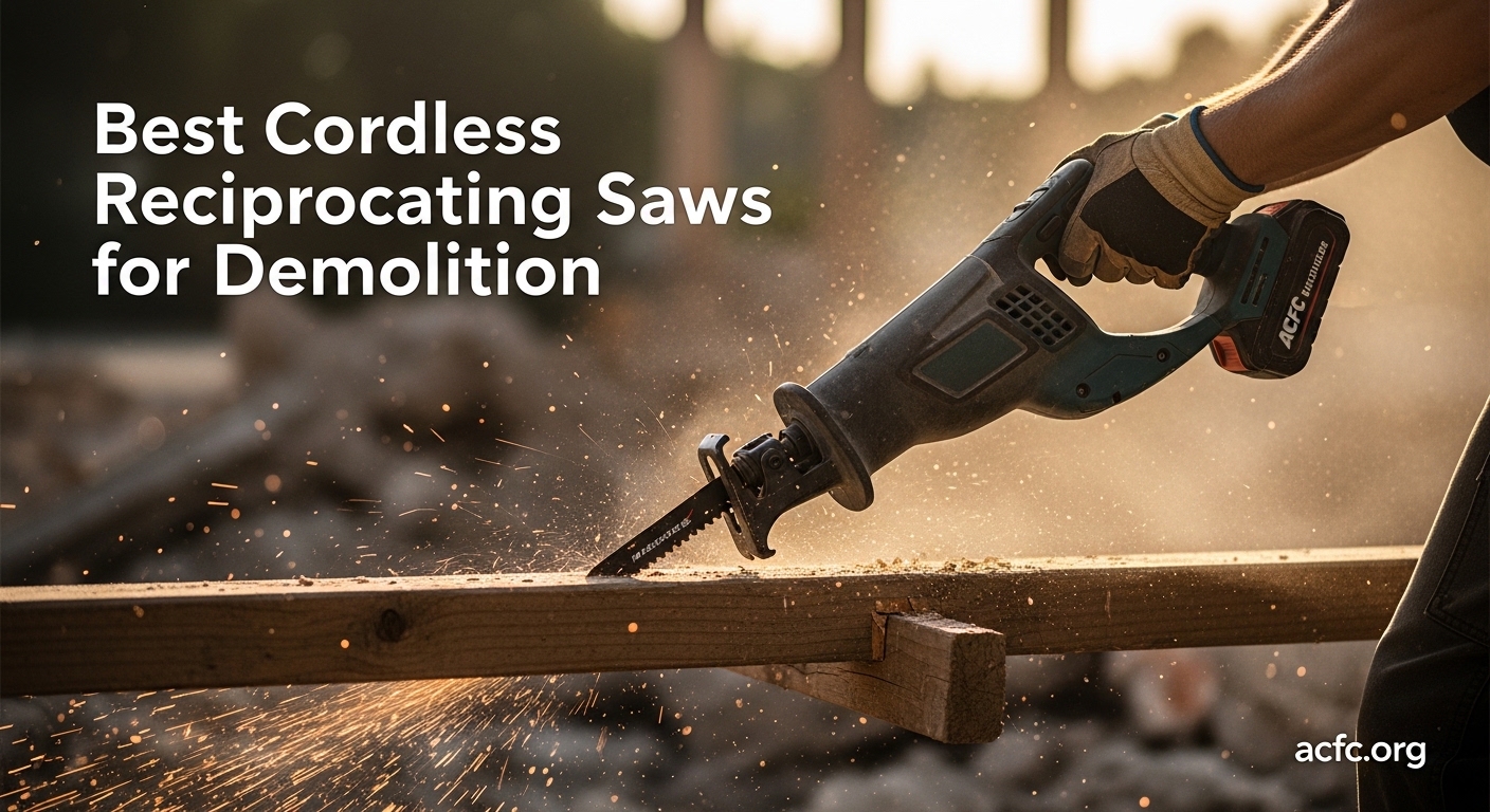 Best Cordless Reciprocating Saws for Demolition
