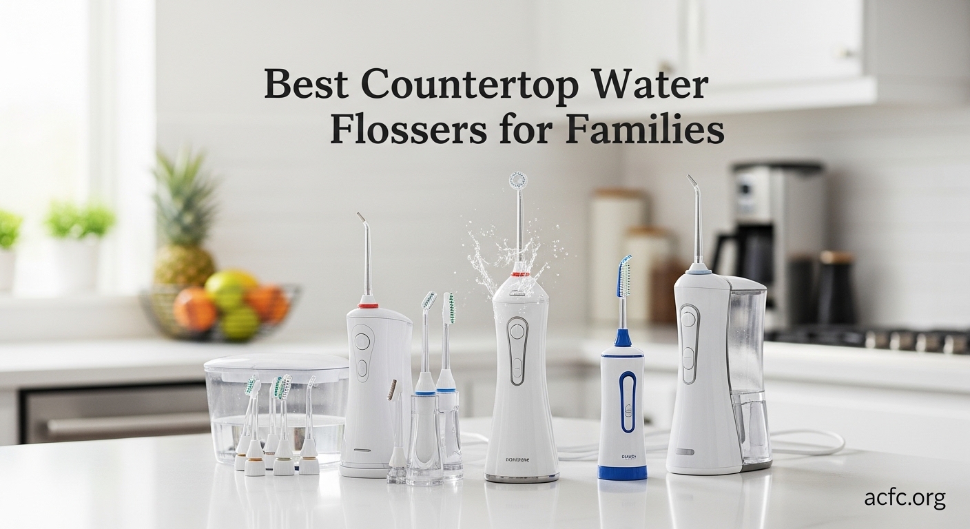 Best Countertop Water Flossers for Families