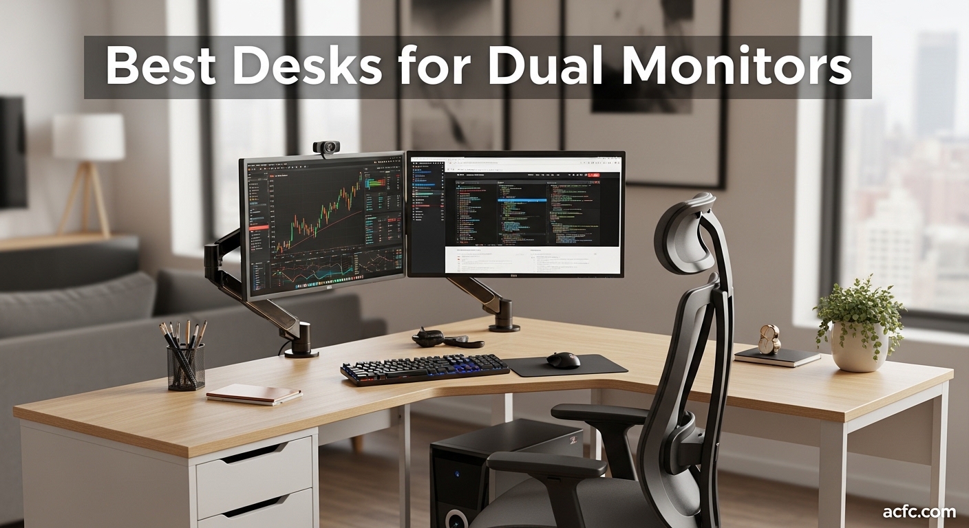 Best Desks for Dual Monitors