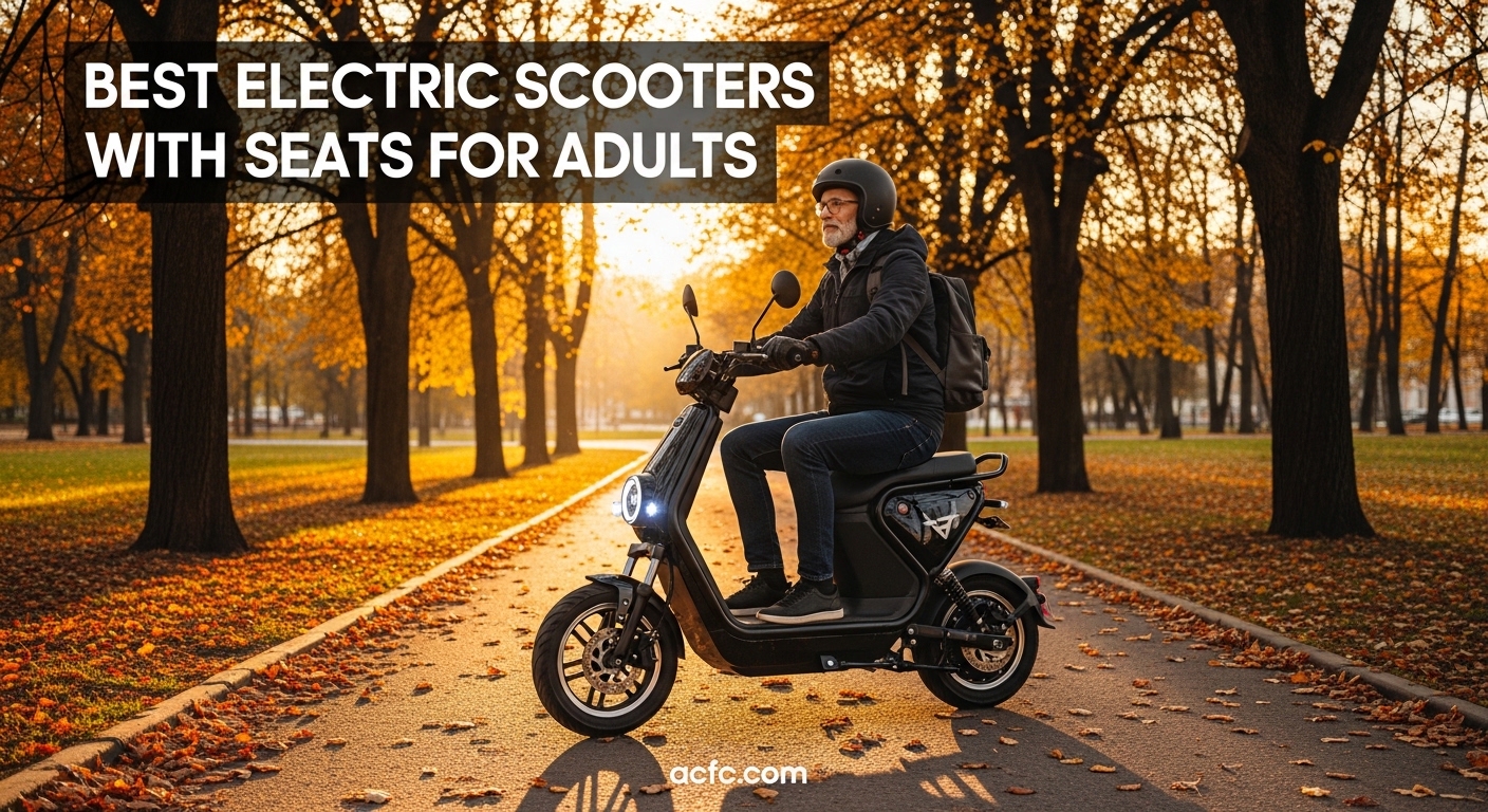 Best Electric Scooters with Seats for Adults