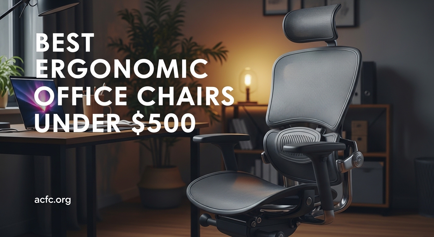 Best Ergonomic Office Chairs Under $500