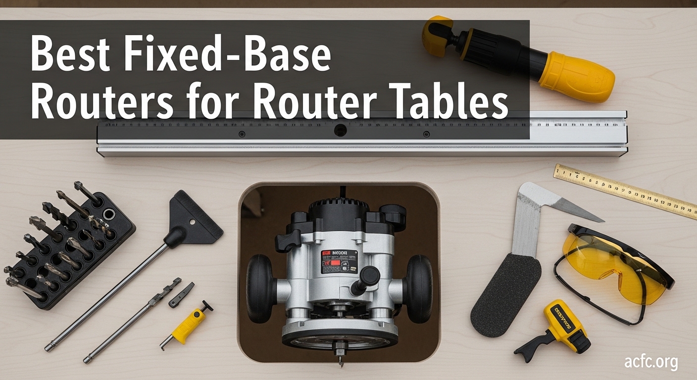 Best Fixed-Base Routers for Router Tables