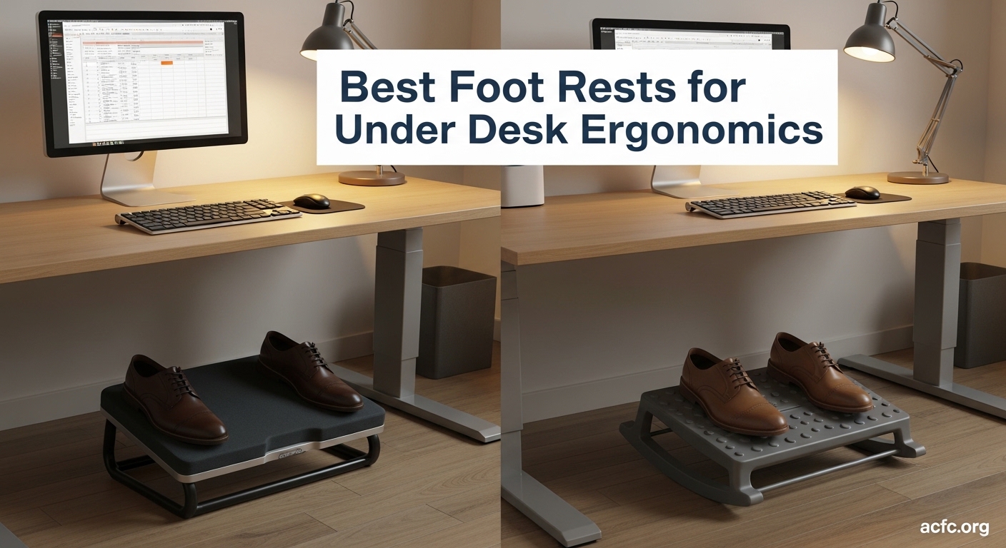 Best Foot Rests for Under Desk Ergonomics