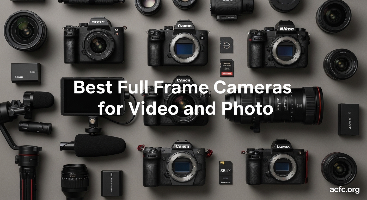 Best Full Frame Cameras for Video and Photo
